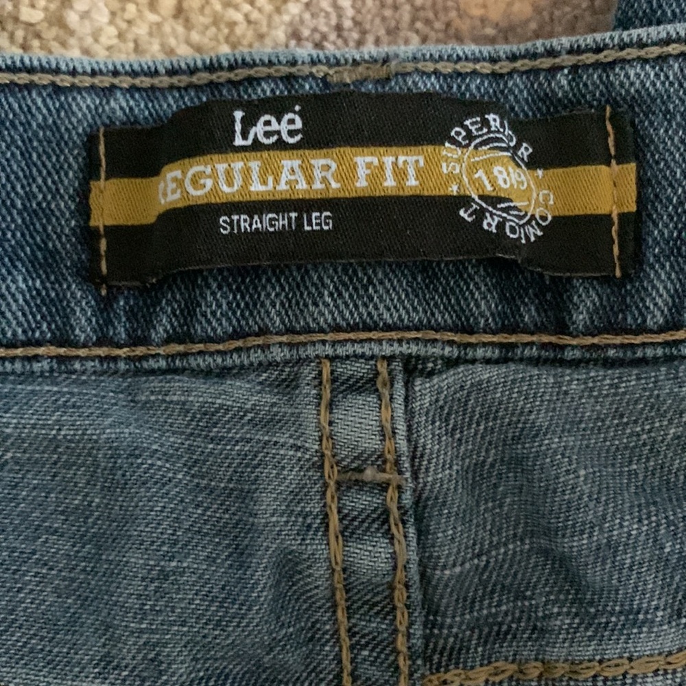 Lee Regular Fit Straight Leg Jeans 33 x 30 - Picture 4 of 8